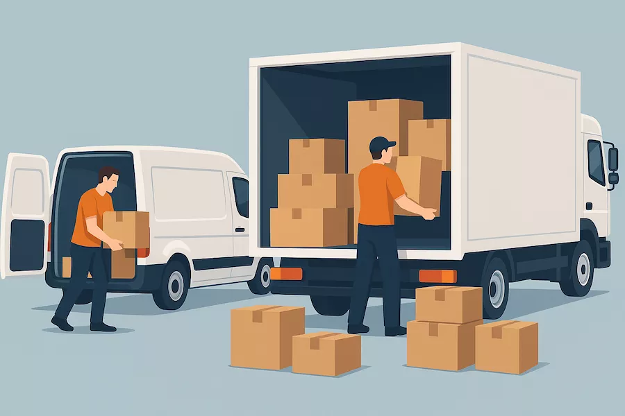 Skillnaden mellan små lokala flyttfirmor och stora aktörer